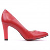 Women stylish, elegant shoes 1243 red 