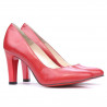 Women stylish, elegant shoes 1243 red 