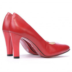 Women stylish, elegant shoes 1243 red 