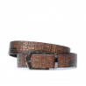 Men belt 12b croco brown