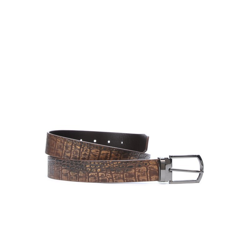 Men belt 12b croco brown