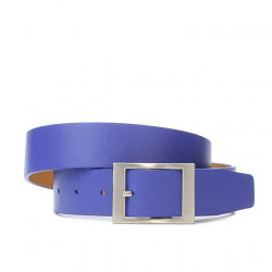 Women belt 02m blue electric