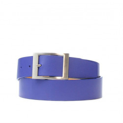 Women belt 02m blue electric