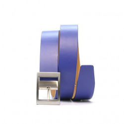 Women belt 02m blue electric