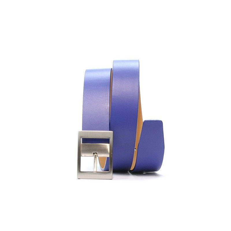 Women belt 02m blue electric