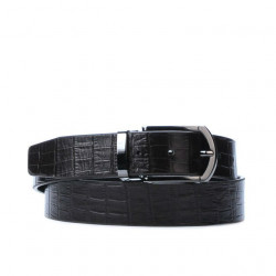 Men belt 12b croco brown 01