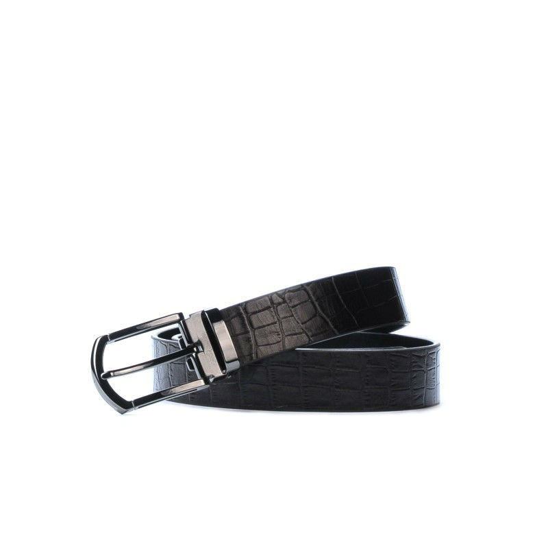 Men belt 12b croco brown 01