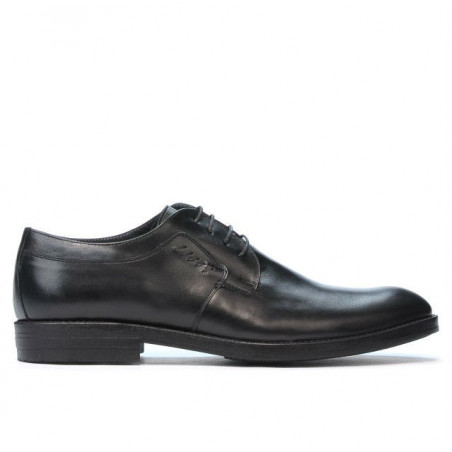 Men stylish, elegant, casual shoes 847 black