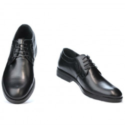 Men stylish, elegant, casual shoes 847 black