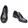 Men stylish, elegant, casual shoes 847 black