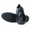 Men loafers, moccasins 865s black+gray