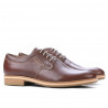Men stylish, elegant, casual shoes 847 brown