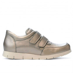 Women sport shoes 681 golden 