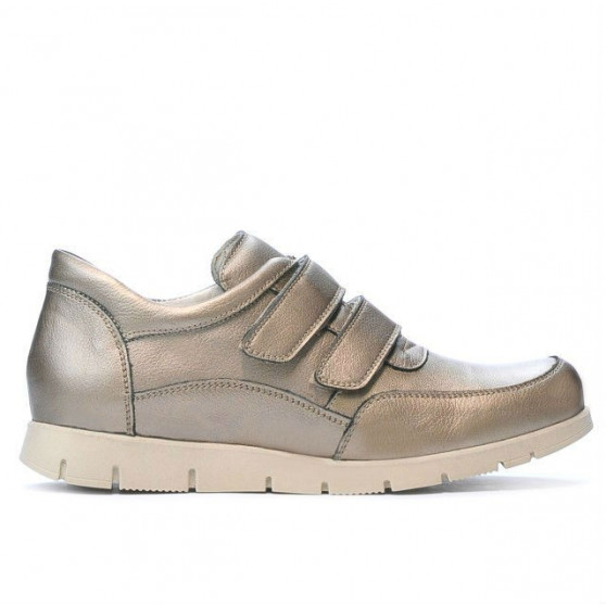 Women sport shoes 681 golden 