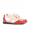 Small children shoes 60c patent red+beige