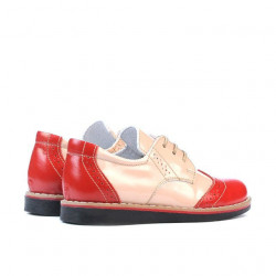 Small children shoes 60c patent red+beige