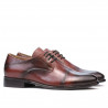Men stylish, elegant shoes 822 a cognac
