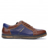 Men sport shoes 849 brown+indigo