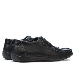 Men loafers, moccasins 818-1 black