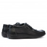 Men loafers, moccasins 818-1 black