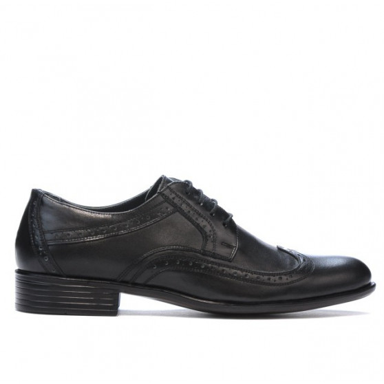 Men stylish, elegant shoes 797-1 black