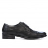 Men stylish, elegant shoes 797-1 black