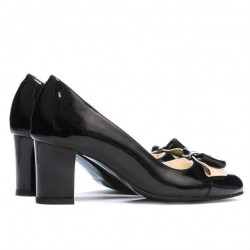 Women stylish, elegant shoes 1265 patent black