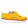 Women casual shoes 663-1 yellow combined