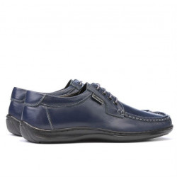 Men loafers, moccasins 818-1 indigo