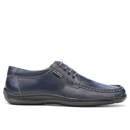 Men loafers, moccasins 818-1 indigo