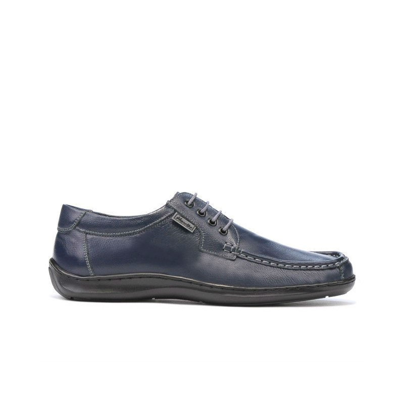 Men loafers, moccasins 818-1 indigo