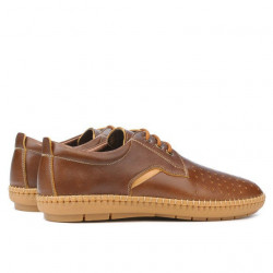 Men loafers, moccasins 871 brown