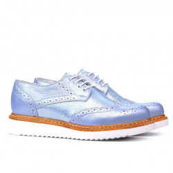 Women casual shoes 663-1 bleu pearl combined