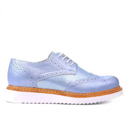 Women casual shoes 663-1 bleu pearl combined