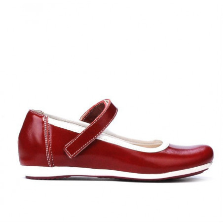 Children shoes 151 patent bordo