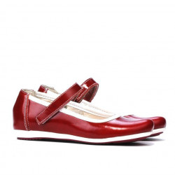 Children shoes 151 patent bordo