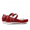 Children shoes 151 patent bordo