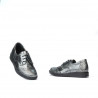 Small children shoes 60c silver pearl