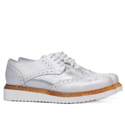 Women casual shoes 663-1 white pearl combined