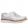 Women casual shoes 663-1 white pearl combined