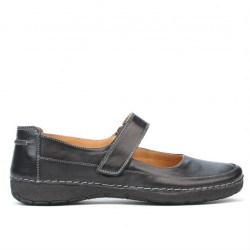 Women loafers, moccasins 685 black