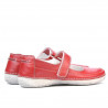 Women loafers, moccasins 685 red