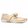 Women loafers, moccasins 685 beige