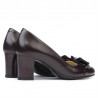 Women stylish, elegant shoes 1265 bordo