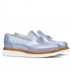 Women casual shoes 659 bleu pearl combined