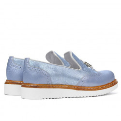 Women casual shoes 659 bleu pearl combined