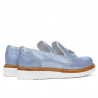 Women casual shoes 659 bleu pearl combined