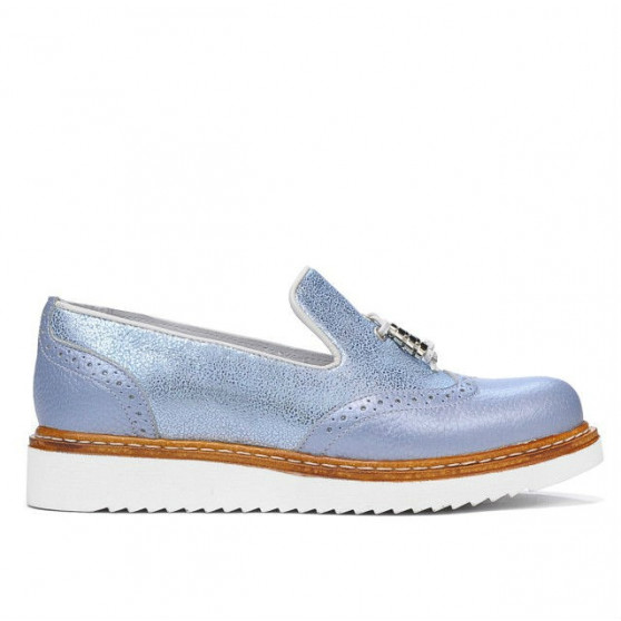 Women casual shoes 659 bleu pearl combined