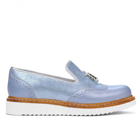 Women casual shoes 659 bleu pearl combined