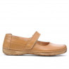 Women loafers, moccasins 685 brown